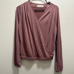 NWT lucky brand Mauve  small long sleeve